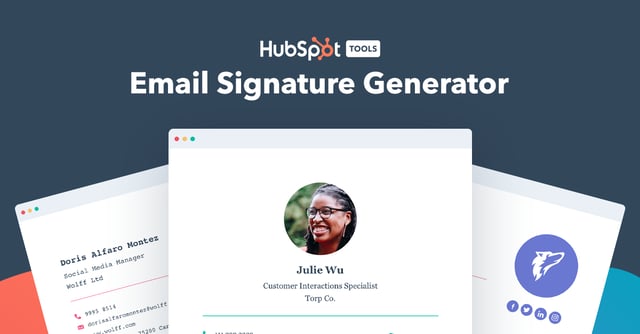 Free Email Signature Template Generator