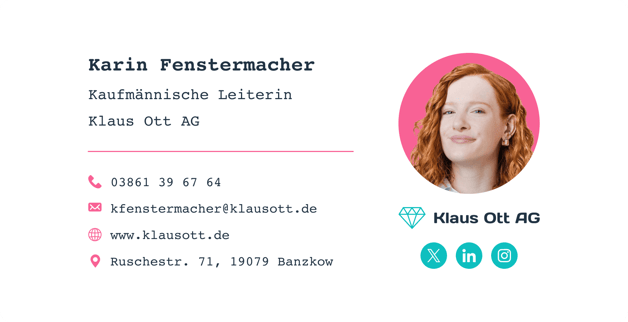 Unterschrift Beispiel 2