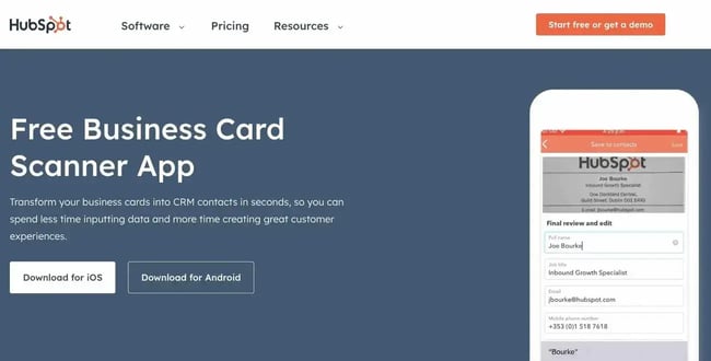 top apps for sales reps, ���ϳԹ��� Mobile Card Scanner