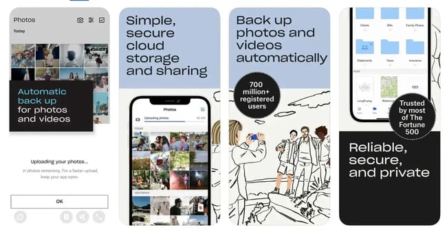 top apps for sales reps, DropBox 