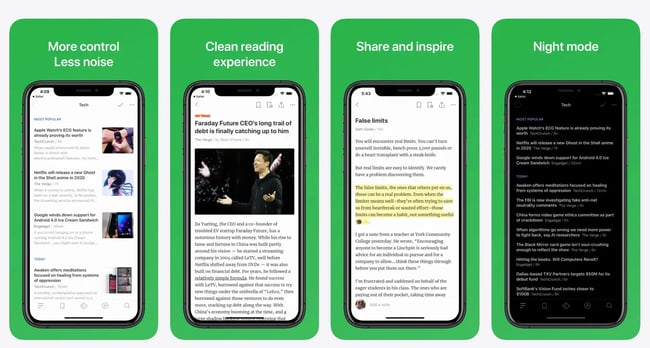 top apps for sales reps, Feedly 