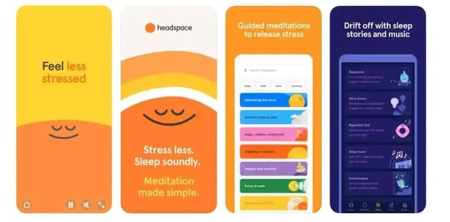 top apps for sales reps, headspace 
