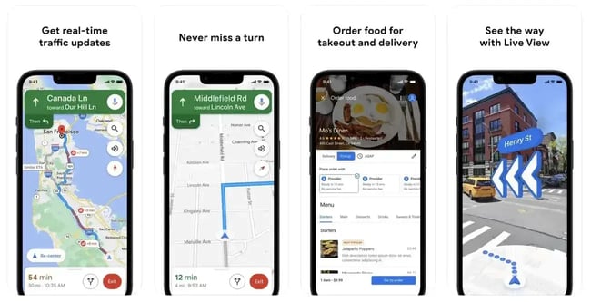 top apps for sales reps, google maps