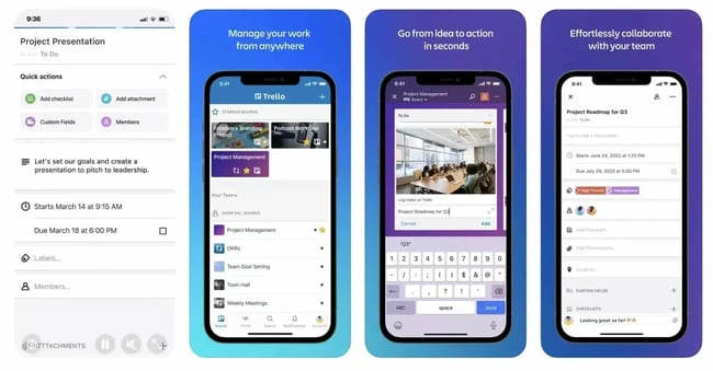 top apps for sales reps, trello