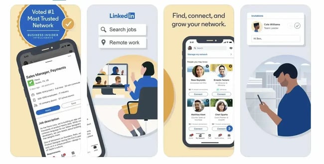 top apps for sales reps, LinkedIn