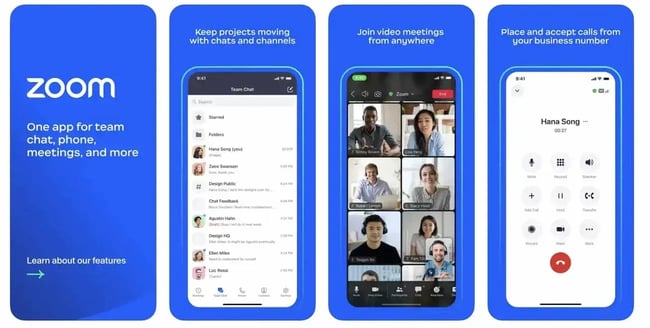 top apps for sales reps, Zoom 