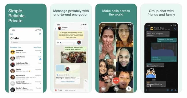 top apps for sales reps, WhatsApp