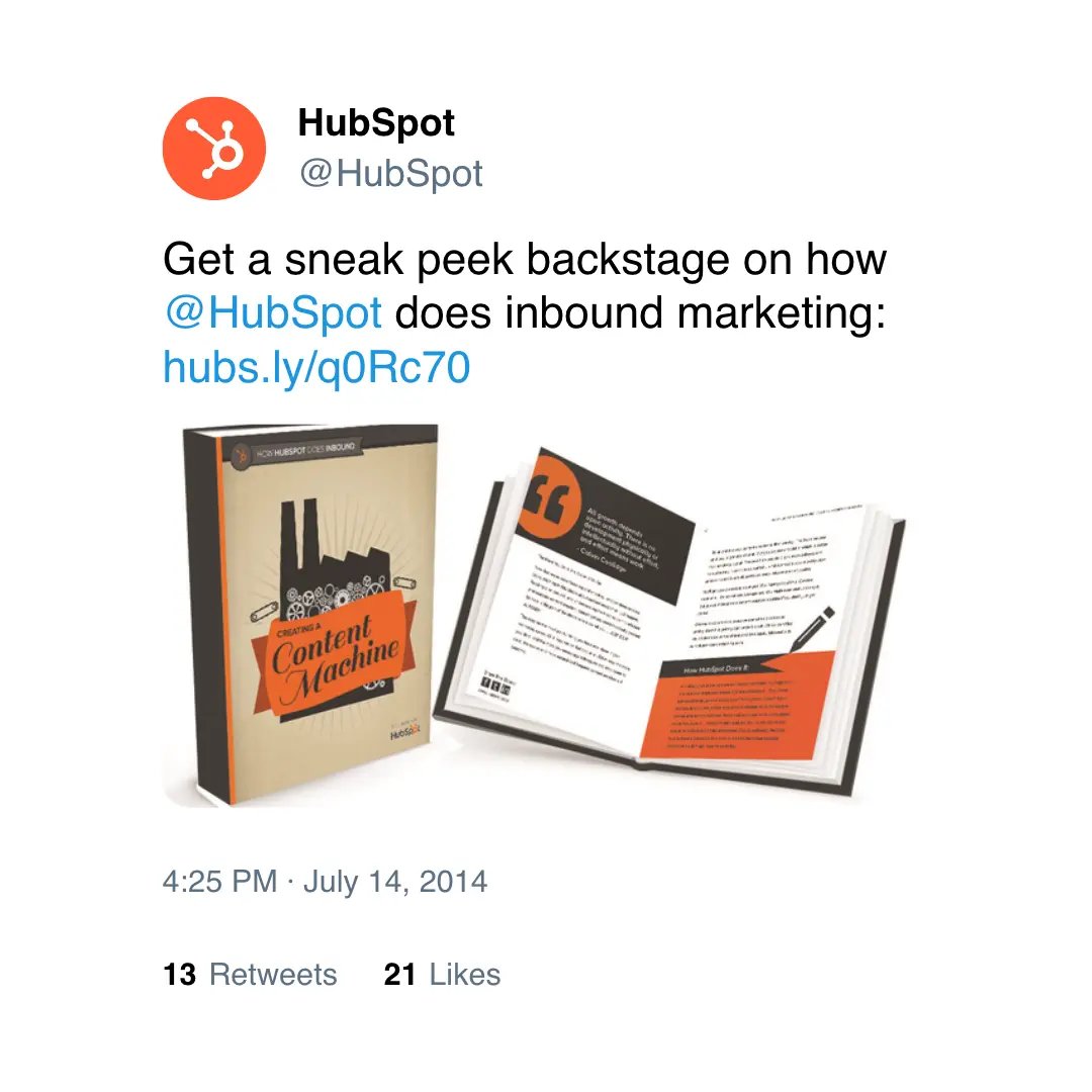 increase CTR twitter example