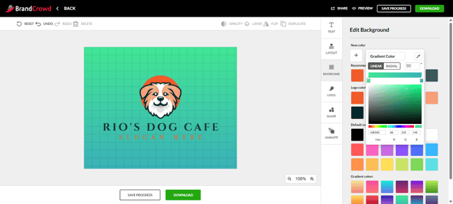 BrandCrowd Logo Example