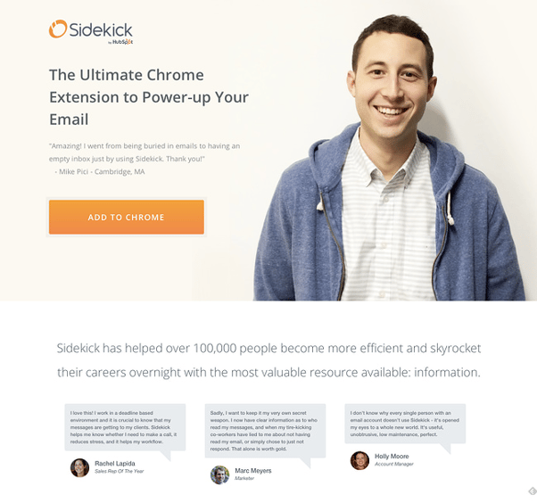 Prueba de CRO - hubspot sales