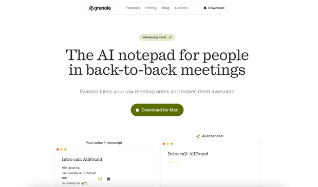 Granola AI Meeting Assistant
