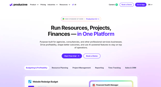 Productive.io Consulting CRM