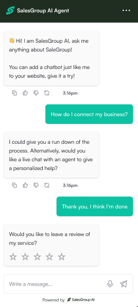 Salesgroup AI Agent