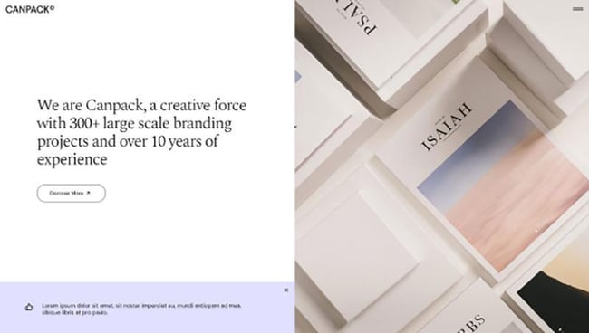 best free minimalist wordpress themes: qi theme sample 