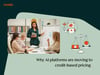 Woman speaking to coworkers about usage-based AI pricing