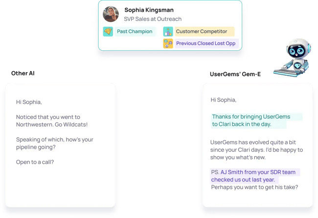 usergems ai sales tool for outreach