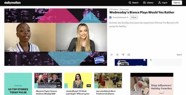 Top video hosting sites: Dailymotion