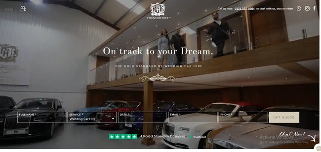 video as background image css example from phantom hire