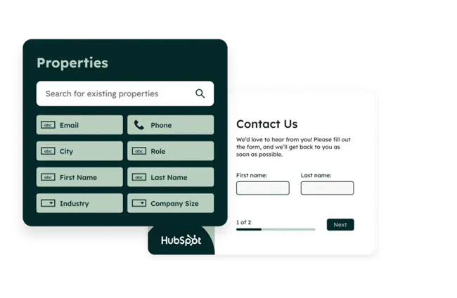visitor behavior analysis, hubspot forms