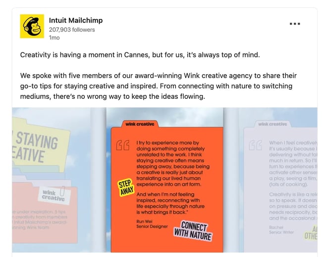 brand voice, mail chimp