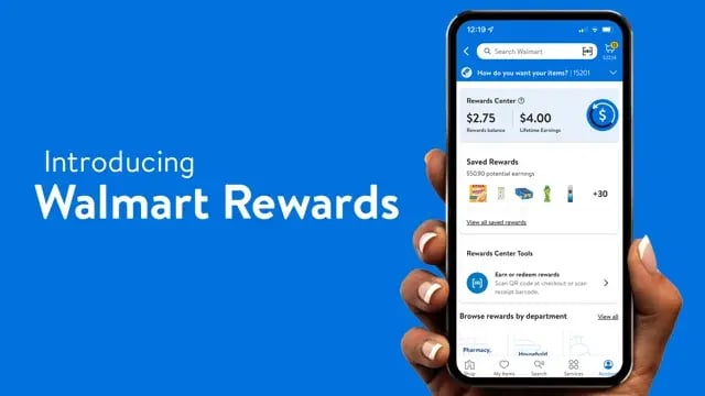 customer loyalty examples; Walmart Cash is a hybrid loyalty and cashback program