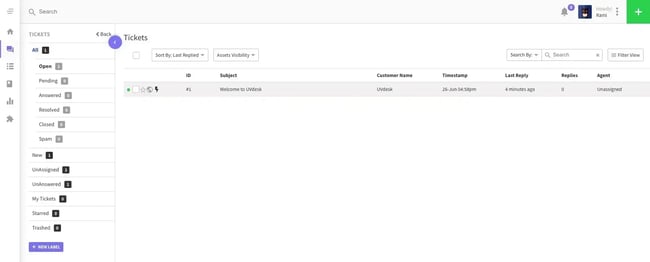 web based help desk software, uvdesk