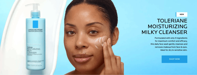 web design best practices, la roche posay