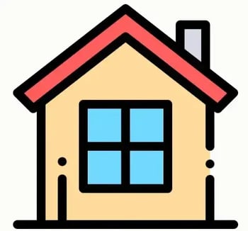 web accessibility guidelines: linked image of a house