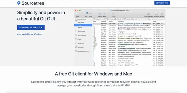 One of our favorite web development tools: SourceTree