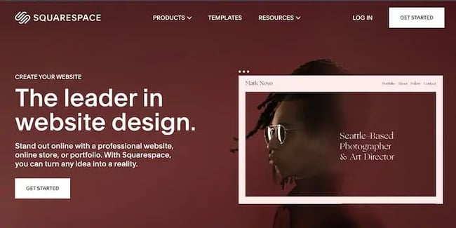 best web hosting sites: Squarespace