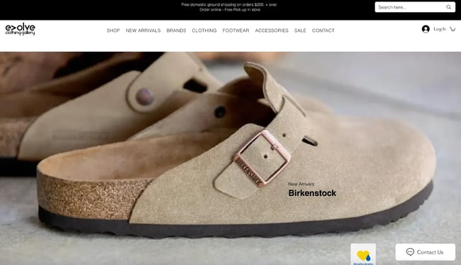 website built with Wix , Squarespace alternatives