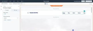 building my first website: website navigation menu