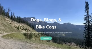 building my first website: banner image