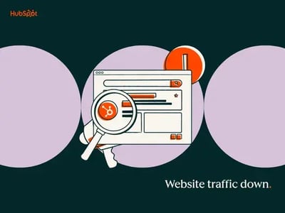 website traffic down