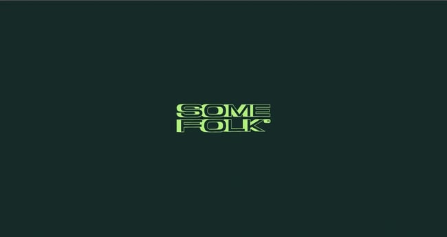 Some Folk website animation example