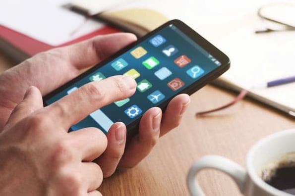 A person accesses mini-apps on a platform they visit regularly.