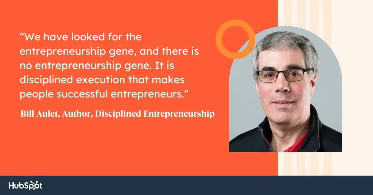 a quote about discipline which is a valuable entrepreneurship trait