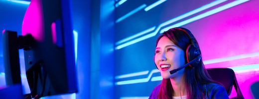 Wearing headset