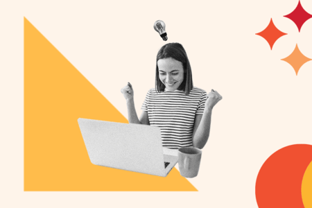 what is wordpress: happy website developer learning how to use wordpress