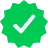 WhatsApp verified business checkmark.