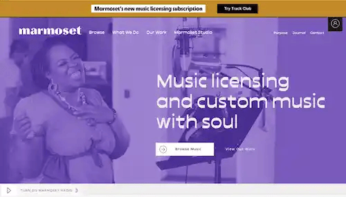 where to find royalty free music, marmoset