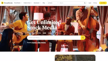 where to find royalty free music, story blocks