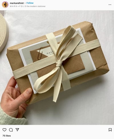 white glove customer service example: mark and fold