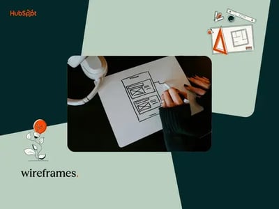 Wireframes image and illustration