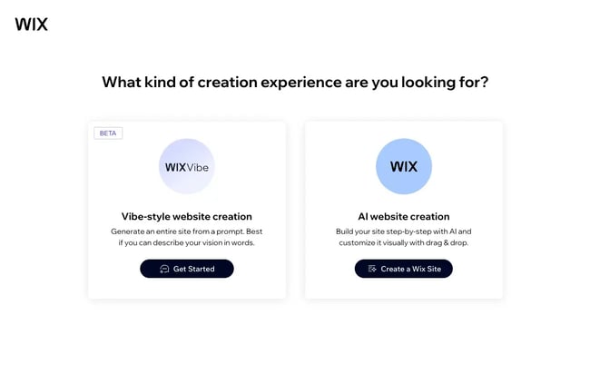 wix website builder dashboard, blog hosting