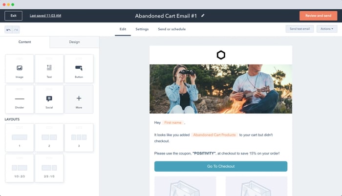 51Թ for WooCommerce abandoned card email