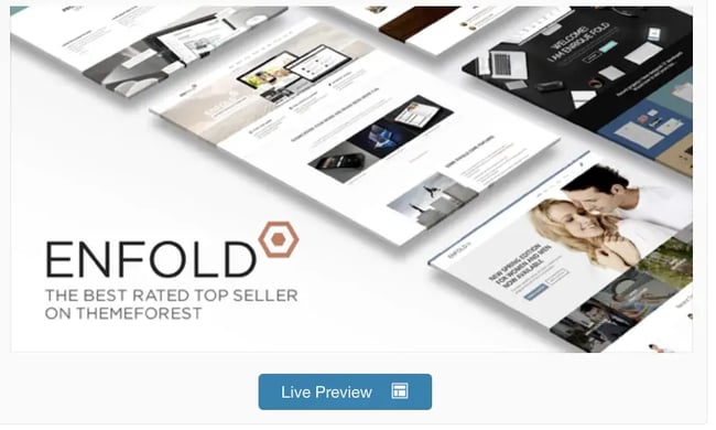 word press theme, enfold