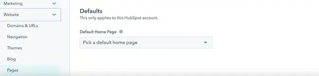 wordpress custom 404 page, hubspot website settings for assigning custom 404 page wordpress template