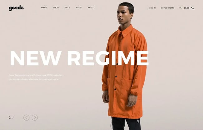 best wordpress fashion themes, goodz