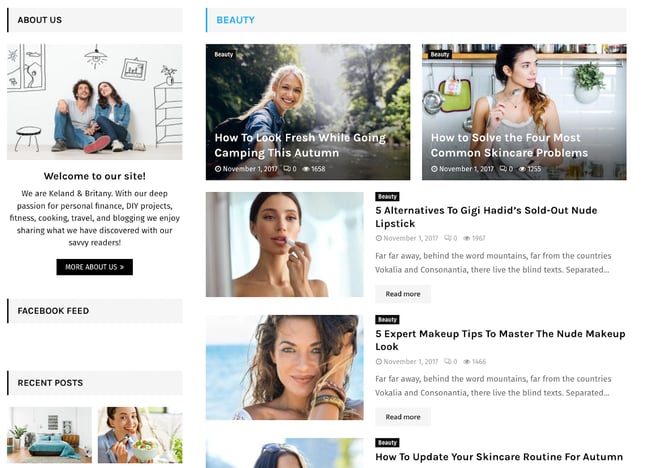 best wordpress food blog themes, PenNews
